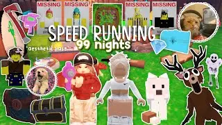 Speed running 99 nights in the forest🌳🦌🍄🐺🐰🦉🐾🥨🧸🎧🪽🍵🌺🍓🥝 #99nightintheforest #roblox #youtube #videos 