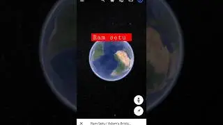 Ram setu On Google Earth and Google Map 🌎 #shorts #ramsetu #ram