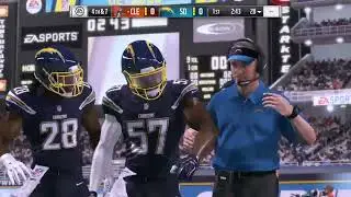 Madden NFL 17 (PS4) browns vs chargers (CPU vs CPU)