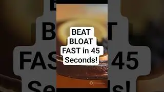 Beat Bloat FAST in 45 Seconds! #BeatBloat #GingerLemon #BloatingRelief