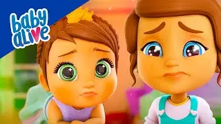 Baby Alive em Português Brasil 👑 Bebê Ellie Vs Princesa Ellie 🌈 Desenhos Animados Infantil 💕