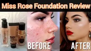 Miss Rose Foundation review||miss rose matte wear foundation||Missrose liquid foundation
