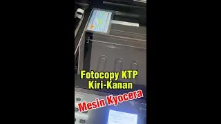 Cara termudah fotocopy KTP jadi kiri kanan Kyocera ma4000x/m2040dn