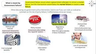 Government failure tutorial