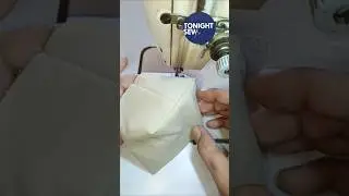 Easy and Efficient Way to Sew Boxed Corners #sewing #stitch #shorts