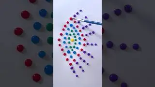 Satisfying Color Mixing 🎨🌈 #colormixing #mixedcolors #drop