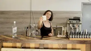 Peachy Keen Cocktail @ Nickel 9 Distillery