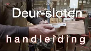Timmertip 1059 Een slotplaat op de stijl monteren