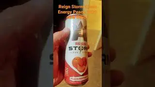 Reign Storm Clean Energy 2023 Peach Nectarine 200 mg of caffeine