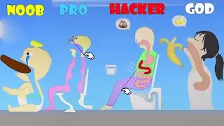 NOOB vs PRO vs HACKER vs GOD - Eating Simulator