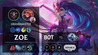 Zoe Bot vs Ashe - EUW Grandmaster Patch 10.19