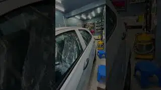 Tata Tiago Matt Black Roof Wrapping #modified #detailing #carworld #kangra#shorts#short #viral#video