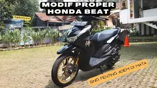 MODIFIKASI SIMPLE HONDA BEAT, MODIF BEAT BUDGET MINIMALIS