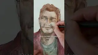 Drawing Starlord from the Marvel Universe. Chris Pratt