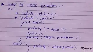 Function Declaration and call in C Programming | Learn Programming