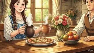 Cozy Pizza Making ASMR 🍕 | Ghibli Style | Peaceful UK Village Ambience. #asmr #Wood fire uk pizza 