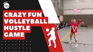 Fun Volleyball Warm Up - Balloon Hustle Game