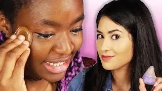 Women Try Silicone Beauty Blenders