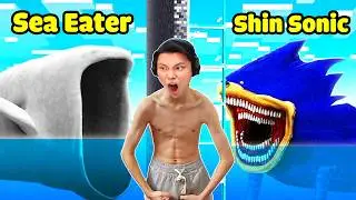 JayGray Triệu Hồi Thủy Qu&aacute;i Sea Eater Ăn Thịt Shin Sonic🥩🤤Thử Th&aacute;ch Đại Chiến SCP Khổng Lồ Minecraft