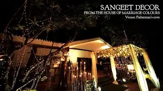 Sangeet Decor |Enchanted Themed Sangeet| Fisherman's Cove | Classic Sangeet  Decorations