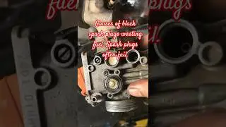 Causes of black spark plugs wasting fuel. Spark plugs often fail @apm motor chanel