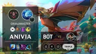 Anivia Bot vs Miss Fortune - KR Grandmaster Patch 10.4