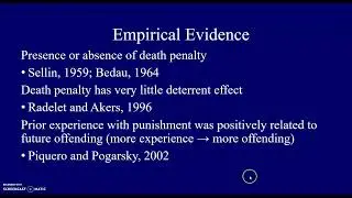 Deterrence Theory-Professor Black