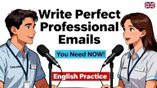 English Practice: Write Perfect Professional Emails -  You Need NOW! | English Podcast