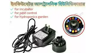 Ultrasonic Mist Maker | Air Humidifier | For Incubators | 4K Video