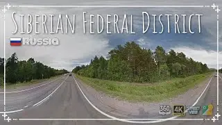 75.57km Siberian Federal District Driving in #Russia with #streetview | 360VR
