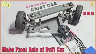 How to Make a RWD Drift Car Front Axle from PVC Pipe