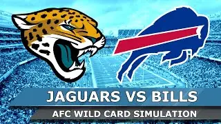 Jacksonville Jaguars vs Buffalo Bills - AFC Wild Card Playoffs Full Game Highlights (Madden 26 Sim)