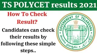 TS PLOYCET Result 2021 declare #mocamboo#TSpolycetlatestnews #TSresults#result2021#governmentofindia