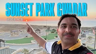 Sunset over the sea at Gwadar's Sunset Park, a breathtaking view.