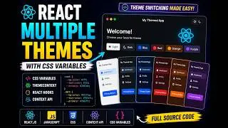 ReactJS Theme | Create multiple theme in your ReactJS project with source code