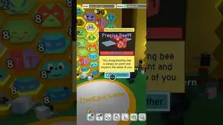 I GOT A MYTHIC BEE FROM A ROYAL JELLY IN BEE SWARM SIM #roblox #beesimulator