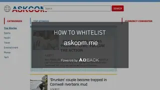 AdBack Tutorial: How to deactivate your adblocker on askcom.me?