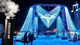 Winter Festival of Lights | Night Walk in Stratford, Ontario ✨