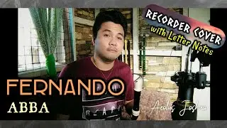 FERNANDO - ABBA | Recorder Flute Cover with Letter Notes