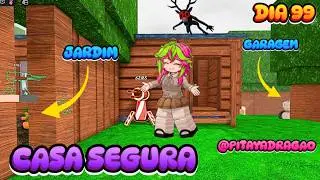 🏡🚗 99 noites na CASA SEGURA com GARAGEM  #roblox #99noitesnafloresta