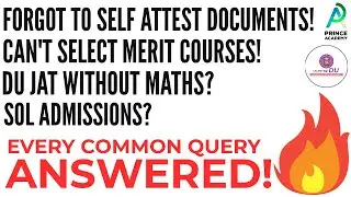 DU Admissions: COMMON MISTAKES To Avoid! Admissions 2020