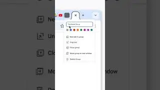 Tab overload? Try tab groups in Chrome and organize them by topic or however you like 🗂️ ✅