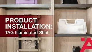 Product Installation: TAG Hardware Illuminated Shelf from H&auml;fele