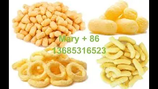 corn maize Puffs Corn Ring  circle snacks Cheese ball Snacks  curls snacks  extruder machinery line