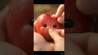 ai trending video fruits apple 🍎 na apple 🍎 ko khaya #usa