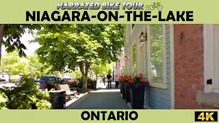 🍁 Niagara-on-the-Lake, Ontario 🚲 4K Bike Ride