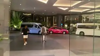 Intelligent glass door hotel entrance#glassdoordesign #hotelentrance