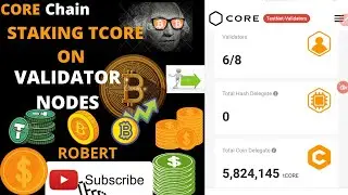 Satoshi Core - How to delegate TCORE to validator nodes.