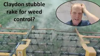 Stubble rake weeding