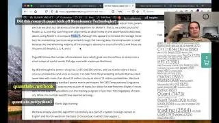 Положила ли эта исследовательская работа начало Renaissance Technologies?